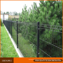 Black PVC Coated Bending Garden Border Wire Mesh Fence